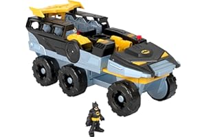Fisher-Price Imaginext DC Super Friends Batman Toy Transforming Bat-Tank with Lights Sounds & Figure for Pretend Play Kids Ages 3+ Years