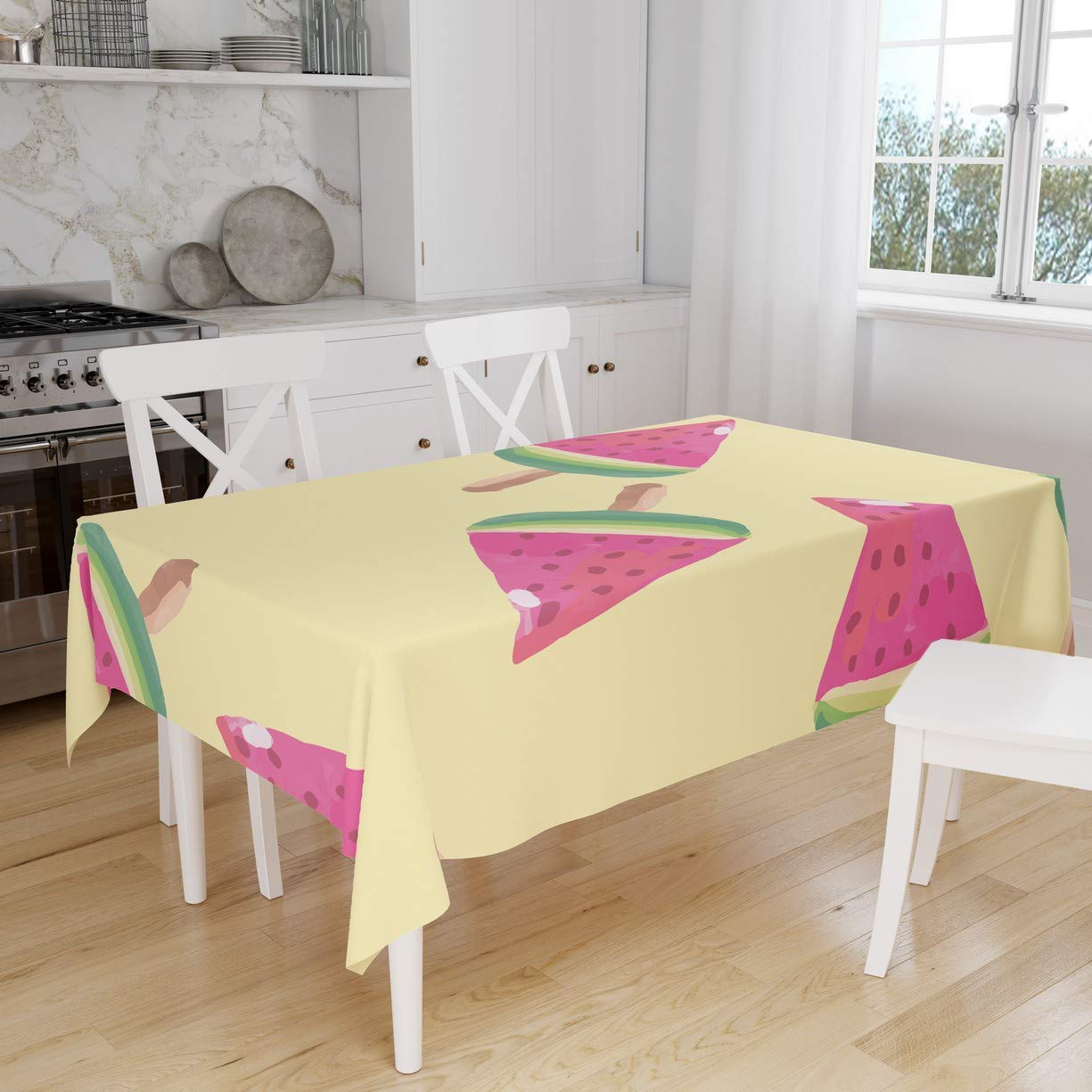 Bonamaison Kitchen Decoration, Tablecloth, 140cm x 160cm - Designed and Manufactured in Turkey