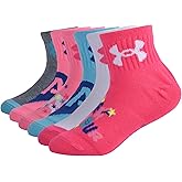 Under Armour girls Multi Pack Quarter Sock