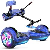 CBD Scooter with Corlorful LED Lights,6.5" Wheels, Dual 300W Motor Scooter for Kids Girls Boys Adults, All Ages