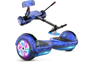 CBD Scooter with Corlorful LED Lights,6.5" Wheels, Dual 300W Motor Scooter for Kids Girls Boys Adults, All Ages