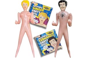 merrimix | 59" Inflatable Blow Up Doll Gag Gifts for Men Women Bachelor Bachelorette Party Favors and Decorations | Funny Surprise Gift for Adults (Fernando)
