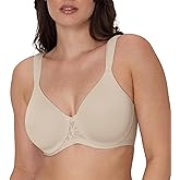 Bali Womens Underwire Lace Bra, Our Coolest Smoothing T-Shirt Bras for Women, Convertible Straps