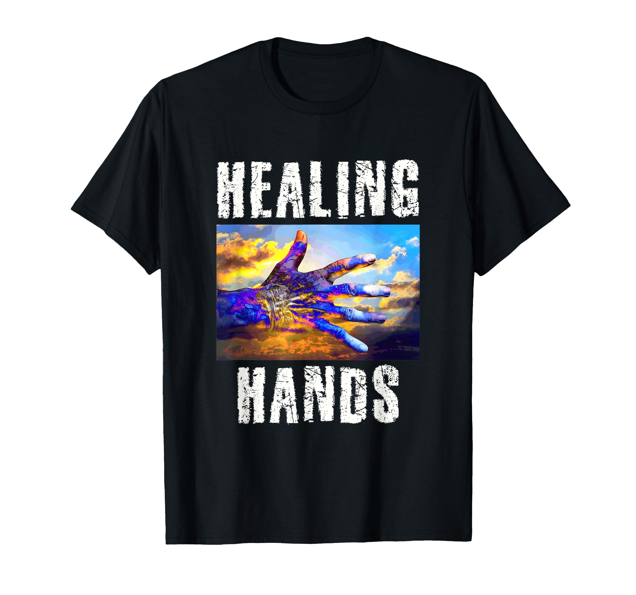 Healing Hands Reiki Energy Vibrational Medicine Chakra Aura T-Shirt