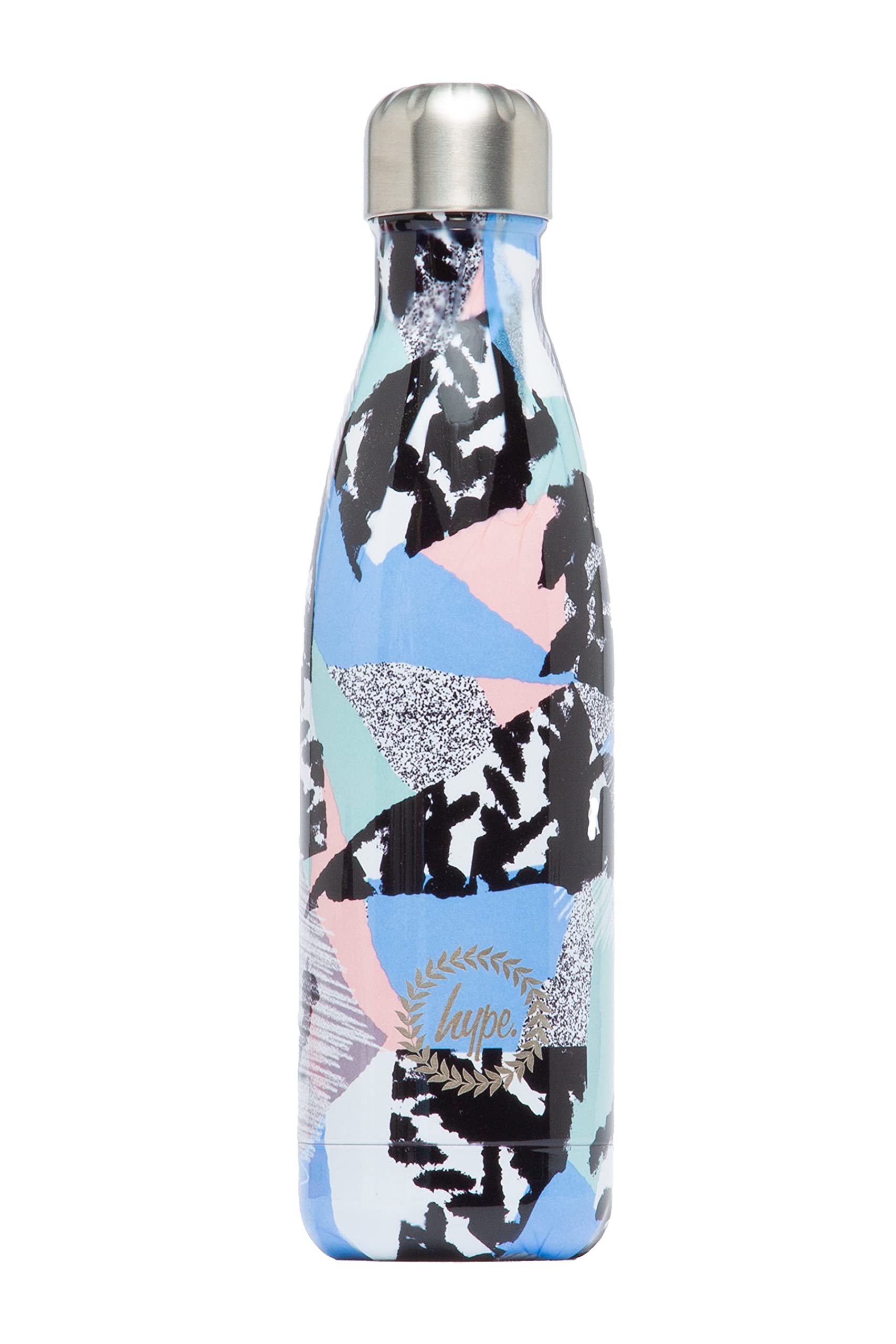 HYPE REUSABLE 500ml WATER BOTTLES - MULTIPLE STYLES/COLOURS FOR SCHOOL, WORK, HOME, GYM