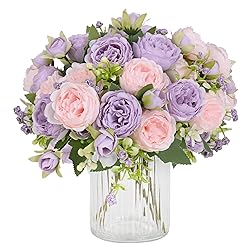 MARTINE MALL 2 Packs Peonies Artificial