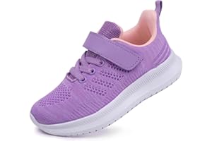 Toandon Girls Boys Kids Lightwight Breathable Athletic Sport Sneakers