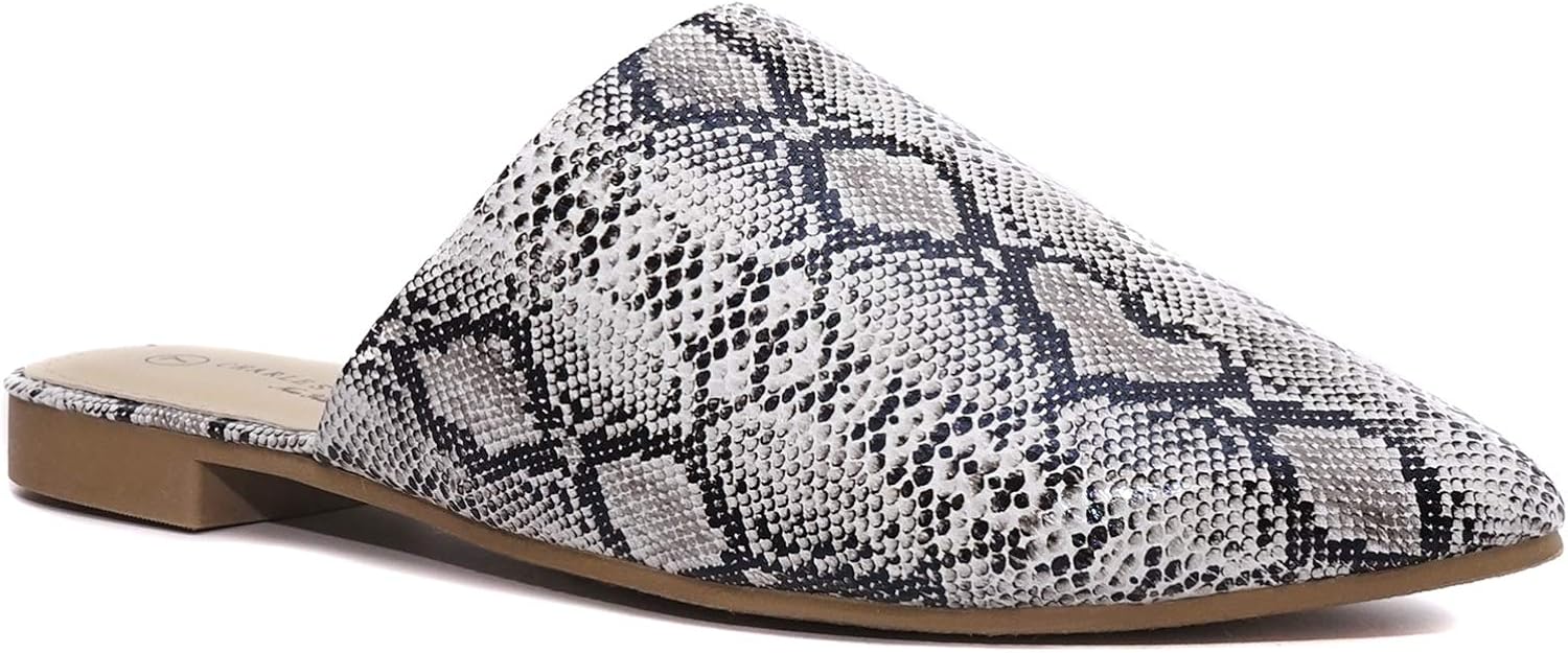 womens flat mules and slides