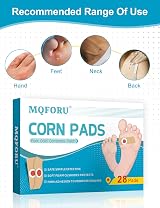 MQFORU Corn Remover Pads 28Pcs Foot Wart Remover Patch view 2