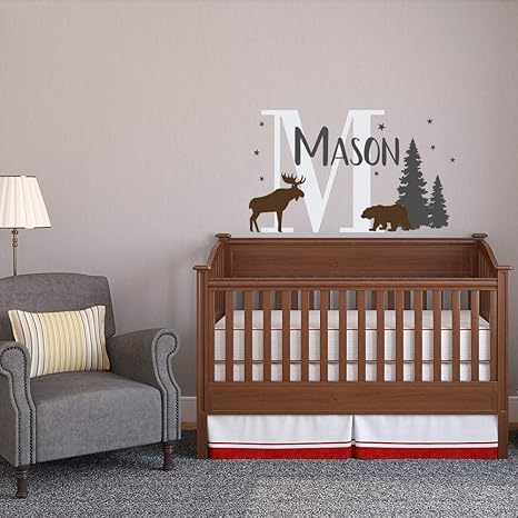 woodland nursery wall decals