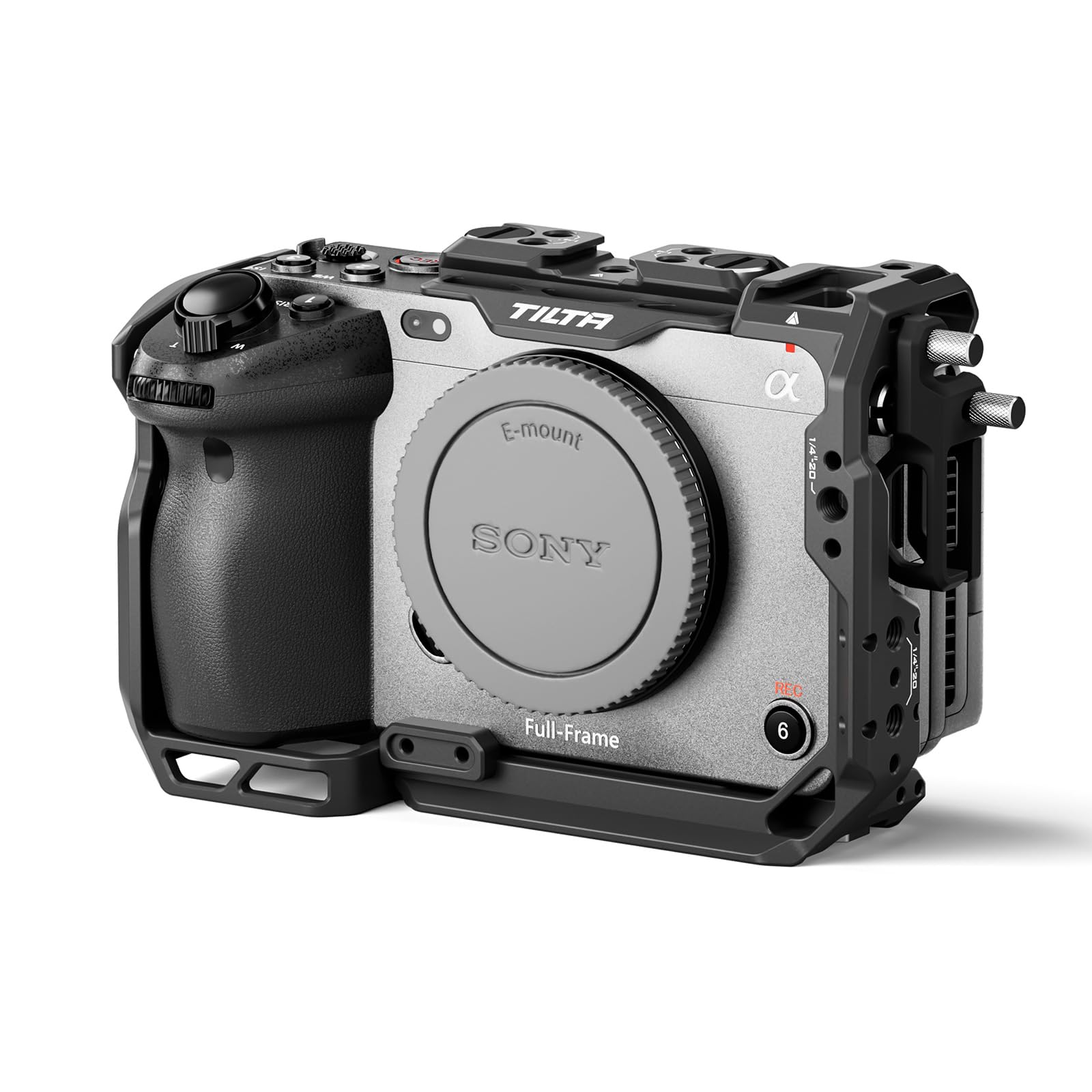 TILTA FX3 FX30 Cage Compatible with Sony FX3 FX30, Full Camera Cage with HDMI Cable Clamp Attachment - Black TA-T16-FCC-B — image 1