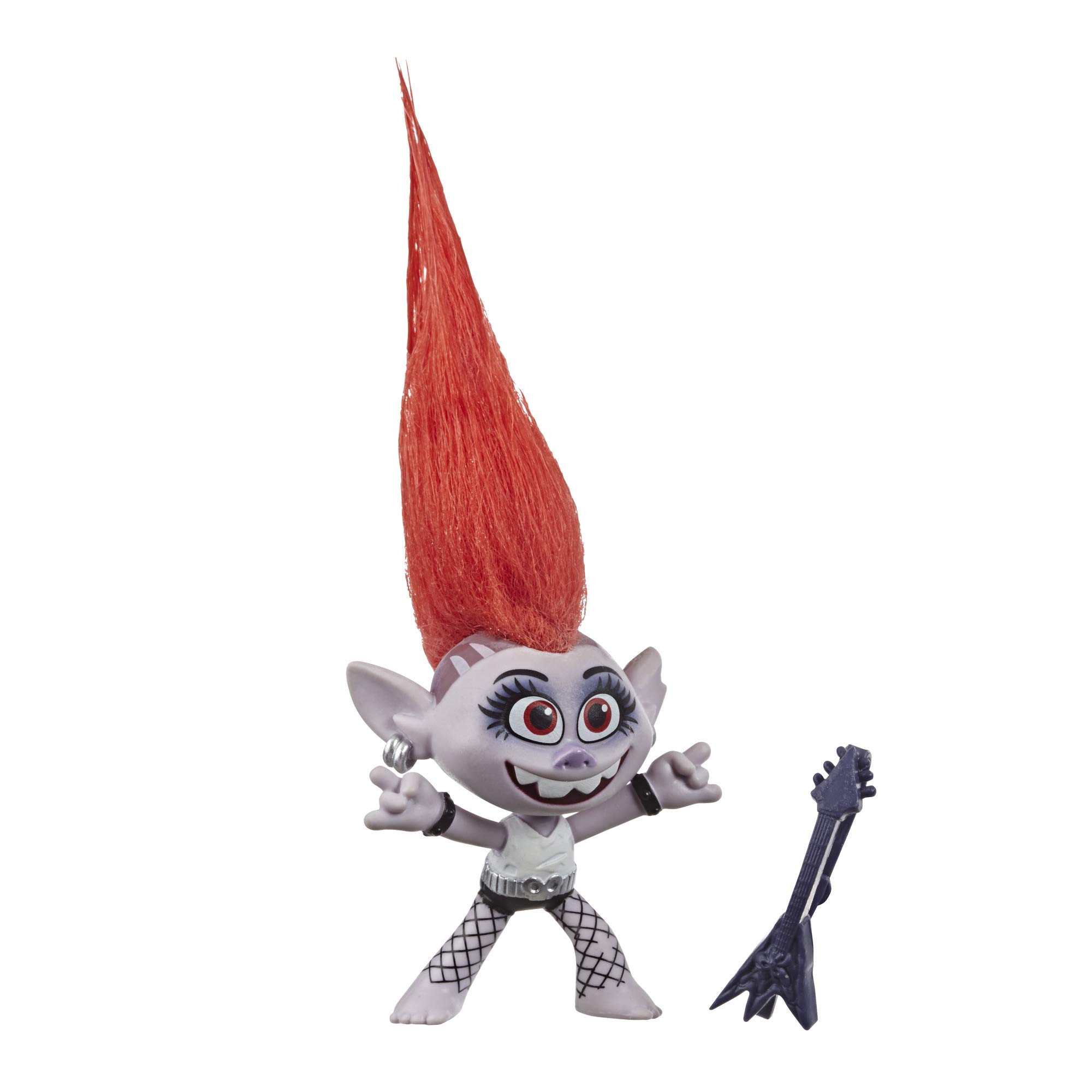 TROLLS DreamWorks World Tour Barb, Doll with Guitar, World Tour Movie Toy