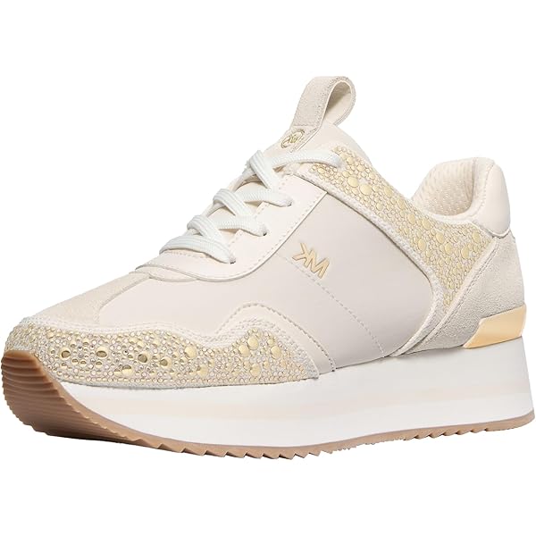 ミザリ Amazon.com | Michael Kors Womens Sami Zip Trainer Silver 9.5