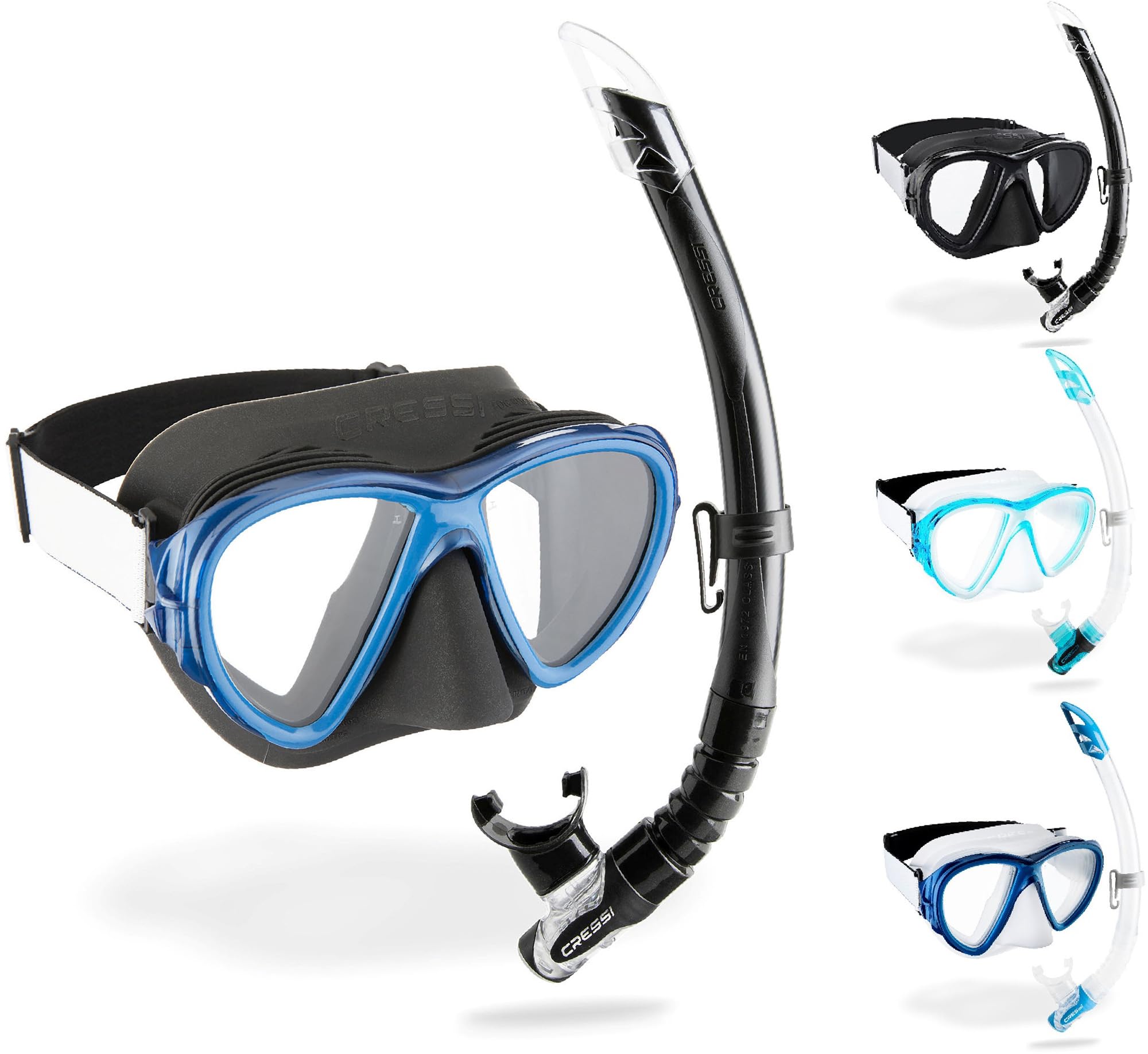 Cressi Fiji & Gamma - Combo Set Mask & Snorkel Unisex Adult