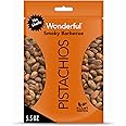 Wonderful Pistachios No Shells, Smoky Barbecue Flavored Nuts, 5.5 Ounce Resealable Bag, Protein Snacks, Gluten Free Snacks, Healthy Snack