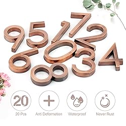 Self Adhesive Mailbox Numbers,Door Address Number