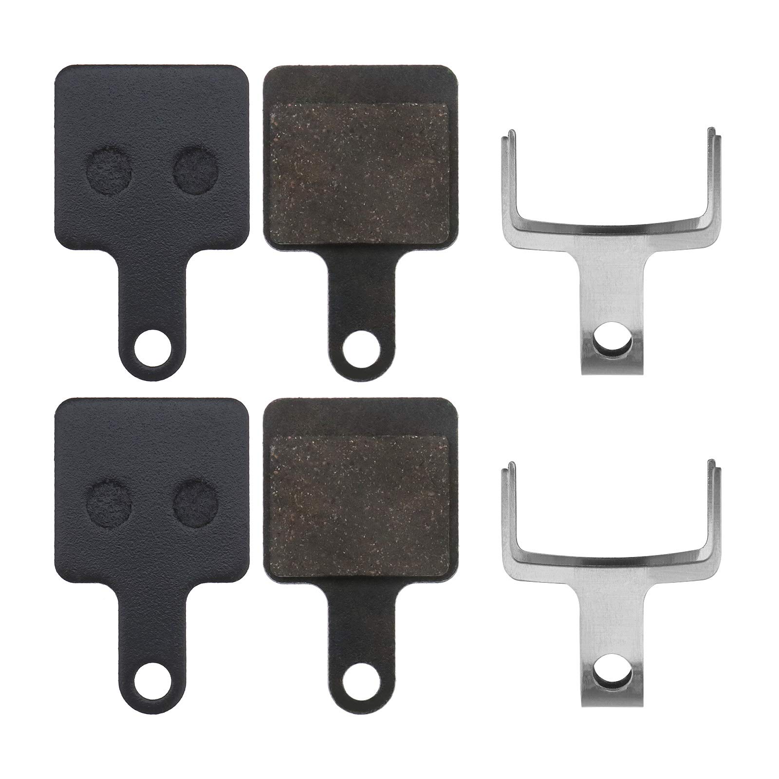 Be In Your Mind 2 Pairs Replacement Bicycle Disc Brake Pads Resin Semi-metallic for Tektro Volans Auriga S20.11 Auriga Twin Sub E-Sub
