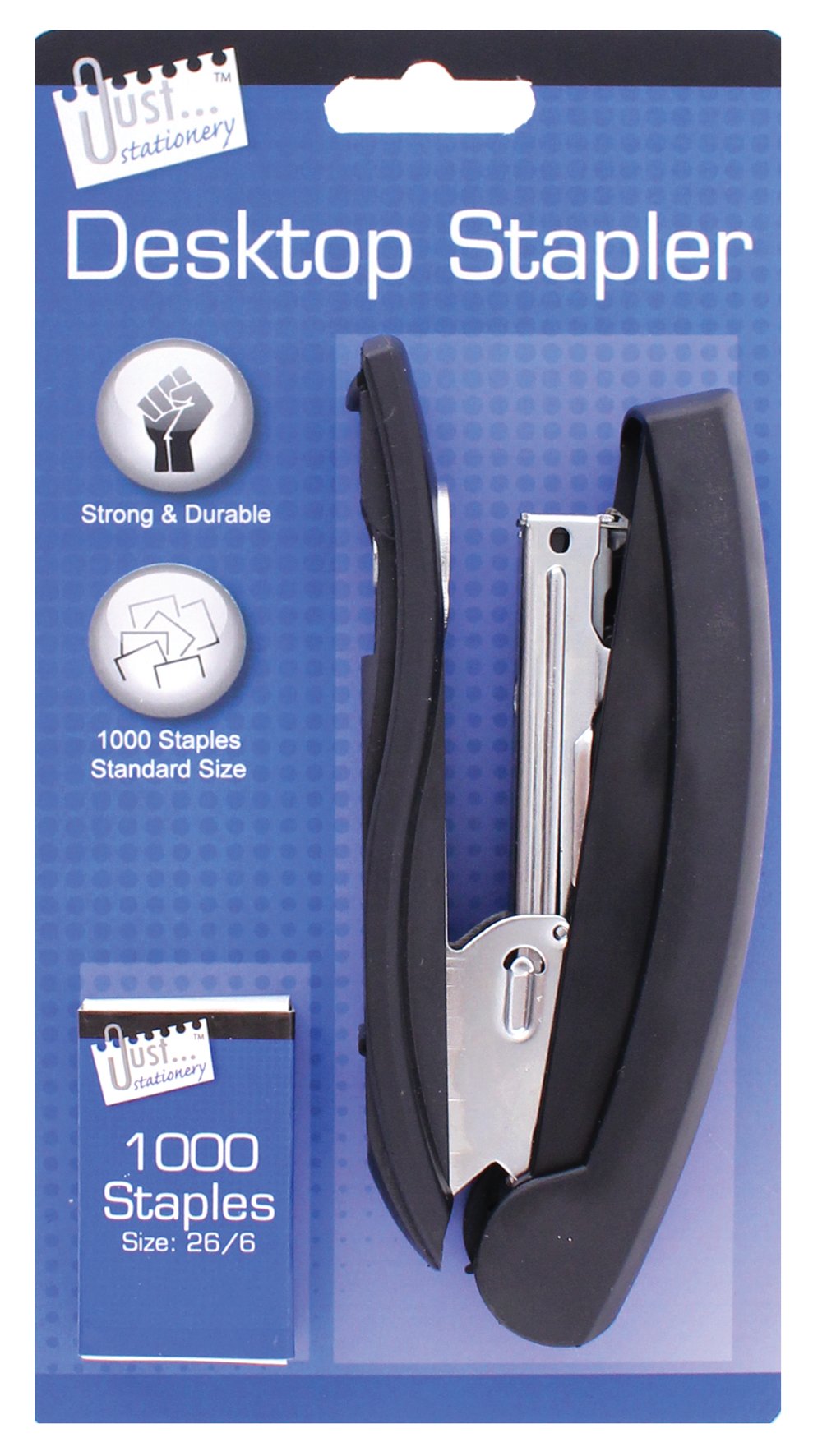Just Stationery Large Stapler with 1000 Staples