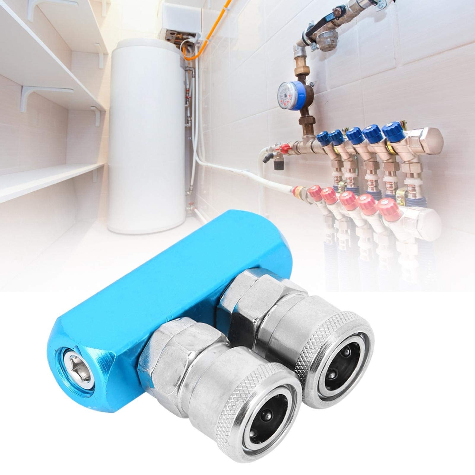 Direct Push Connector Manifold Splitter Tight Interface 2 Way Quick Connector Push-in Pneumatic for pneumatic devices