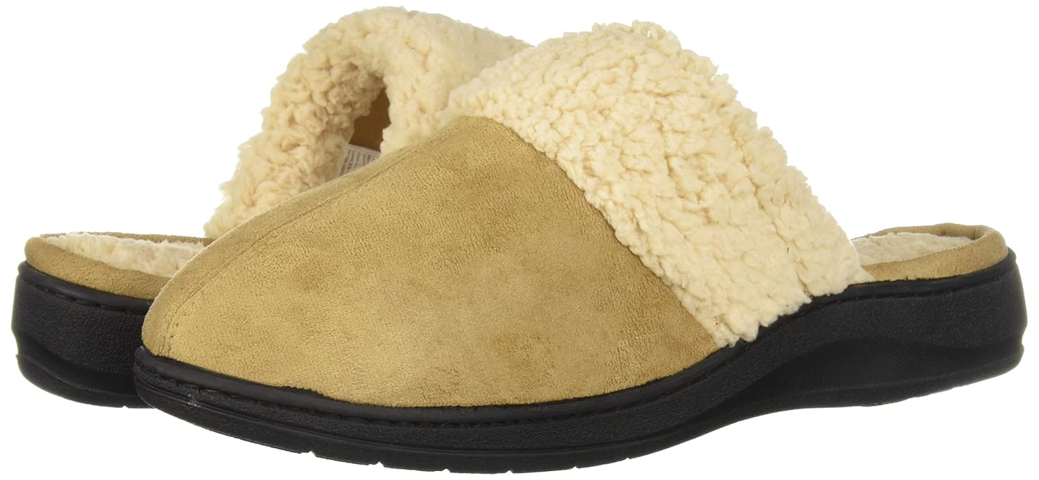 Dearfoams Df Womens Closed Toe Scuff Slipper