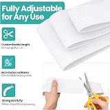 Trimming Shop 50mm Wide Elastic Band White 5 Metres Polyester Rubber view 5