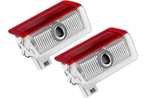 RLRHOO 2 Pcs Non-Fading Door Light Logo, Projector Welcome Lamp Door Light Puddle Lights Kit Compatible with Accessories A B C E M G GL GLA GLC GLE GLS Class 4dr W205 W213 W176 W166 (A/C/E/GLA/GLC/GLE/GLS)