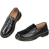 CLAKBLRG Women's Loafers Classic Penny Loafers for Women Fashion Driving Moccasins Women