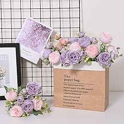 MARTINE MALL 2 Packs Peonies Artificial