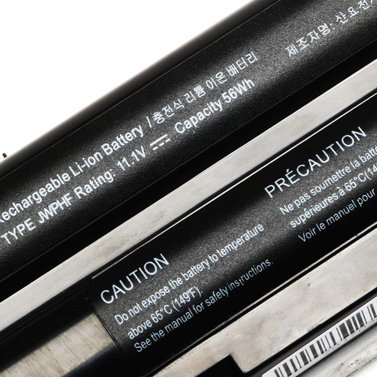 R795X JWPHF J70W7 WHXY3 R4CN5 312-1123 312-1127 453-10186 Laptop Battery Replacement for Dell XPS 14 15 17 L401X L402X L501X L502X L701X L702X(11.1V 56Wh) - Image 3
