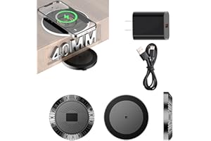 Invisible Wireless Charger Under Desk - Under Desk Hidden Charging Station,for Office & Home Desk Organization