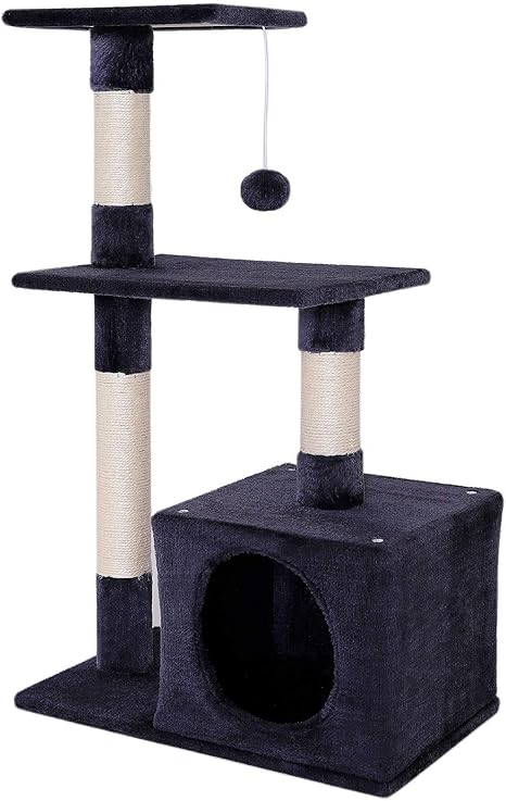 Dibea Arbre A Chat Arbre A Grimper Griffoir Pour Chat Hauteur 85 Cm Couleurs Differentes Amazon Fr Animalerie