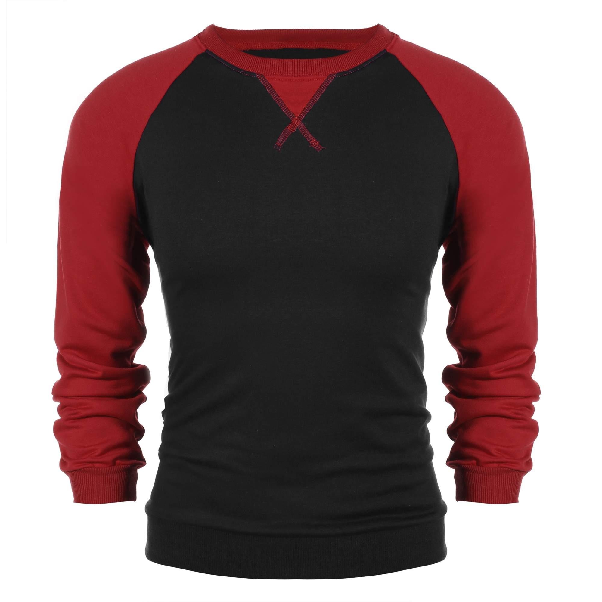 COOFANDY Men's Casual Raglan Fit Soft Baseball Long Sleeve Henley T