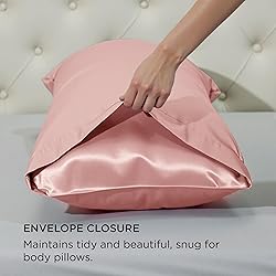 Bedsure Body Pillow Cover 20x54 Inches - Coral