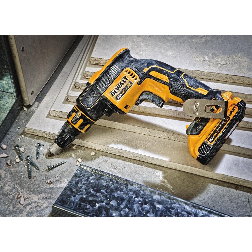 DEWALT 20V MAX XR Drywall Screw Gun & Impact Driver Kit, 4.0Amp Hour