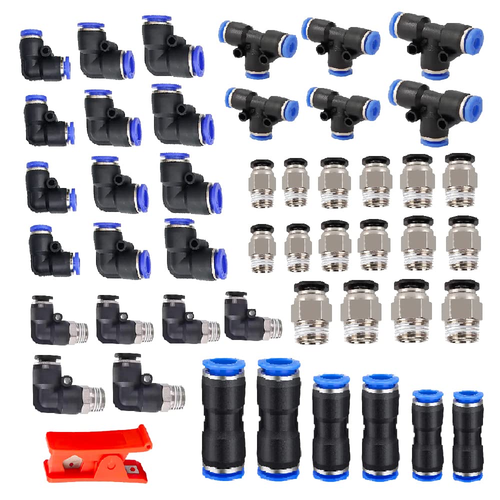 Mua Air Hose Fitting kit, 47 Pieces NPT Thread Push To Connect Fittings