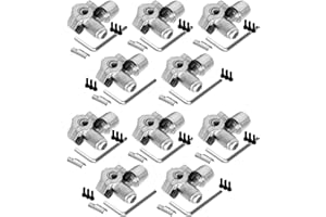 AUGREX 10 PACK of BPV-31 Bullet Piercing Refrigerator Line Tap Valve Compatible with 1/4 5/16 3/8 Inch Outside Diameter Pipes Replace AP4502525 BPV31D GPV14 GPV31 GPV38 GPV56 MPV31