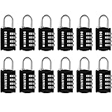 DELSWIN Combination-Padlock 4-Digit-Gym-Locker-Lock