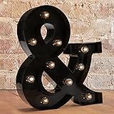 Pooqla LED Illuminated Letter Marquee Ampersand