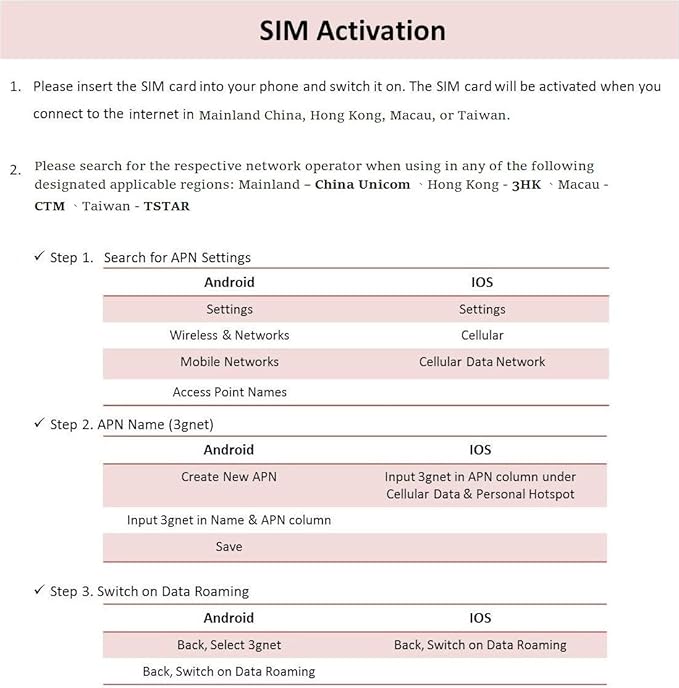 Macau Mobile Data Plan