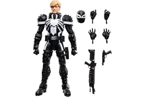 Marvel Legends Series Agent Venom (Flash Thompson), Retro Comics Collectible 6-Inch Scale Action Figure