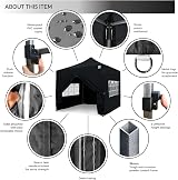 Gorilla Gazebo 3x3m Pop Up Heavy Duty Waterproof Market Stall with 4 Sides view 2