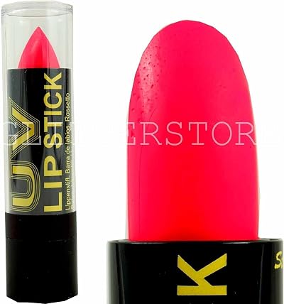 Stargazer Neon Glow UV Lipstick Neon Pink UV Reactive Makeup
