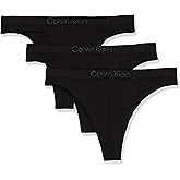 Calvin Klein Women's Bonded Flex Seamless 3-pack Mid Rise Thong