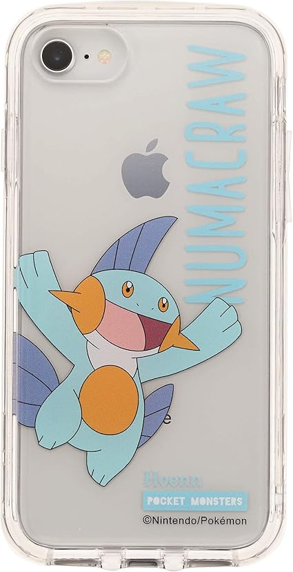 Amazon Co Jp Iphonese Iphone8 対応 ポケットモンスター Ijoy 全面保護 保護フィルム付き 耐衝撃 衝撃吸収 ストラップホール ワイヤレス充電 ヌマクロー 家電 カメラ