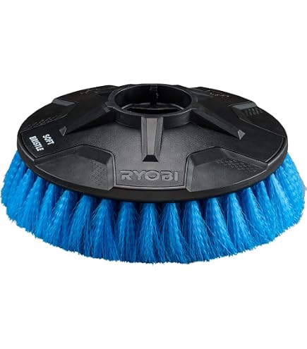 Amazon.com: Ryobi RAKSCRUBH Hard Nylon Brush (Single) : Patio
