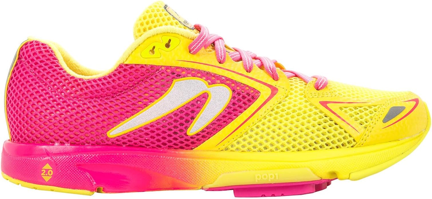 Amazon Newton ニュートン レディース ランニングシューズ Distance 7 ディスタンス7 ピンク イエロー ピンク イエロー Pink Yellow 10 27 5 Newton ニュートン シューズ バッグ