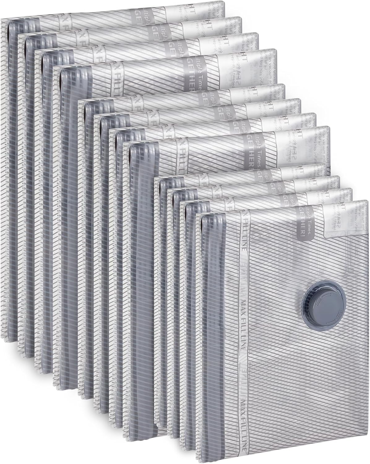 Photo 1 of Vacbird Vacuum Storage Bags for Travel, 12 Pack Refill Space Saver Bags - No Pump
