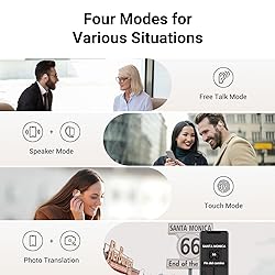 ANFIER M9 AI Language Translator Earbuds Open-Ear