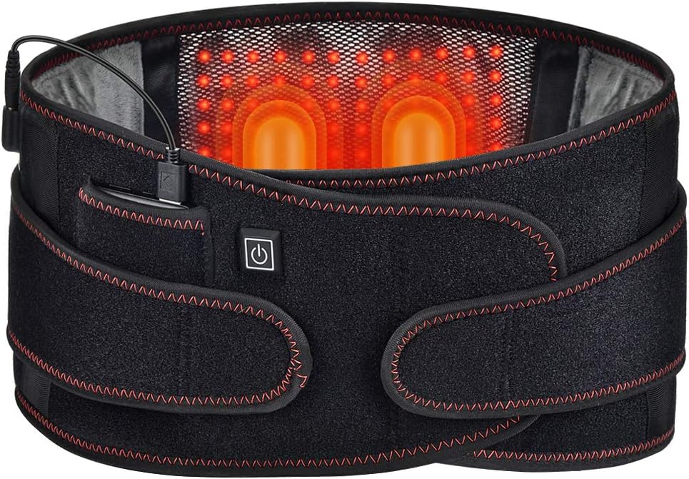 ceinture massage dos chauffante