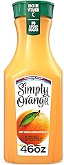 Simply Orange Medium Pulp Orange Juice with Calcium and Vitamin D Bottle, 46 fl oz